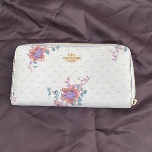 Coach zip around wallet